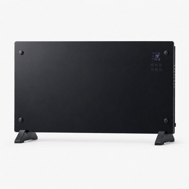 Extralink smartes Glaspanel-Heizgerät LPL-23A-BL, 2000 W, WiFi, Schwarz