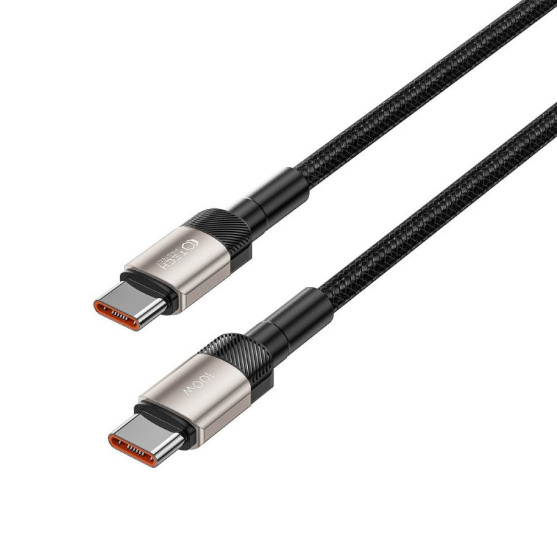Tech-Protect UltraBoost Evo Kabel USB-C / USB-C 100W 5A 200cm Titanium
