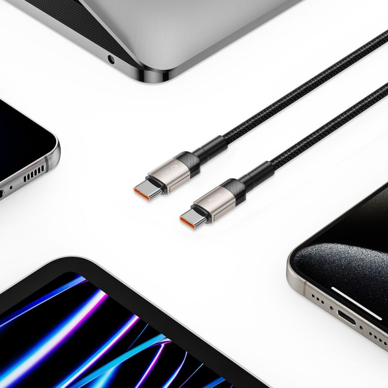 Tech-Protect UltraBoost Evo Kabel USB-C / USB-C 100W 5A 200cm Titanium