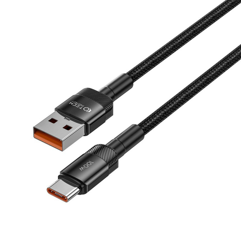 Tech-Protect UltraBoost Evo Kabel USB-A / USB-C 100W 5A 50cm Schwarz