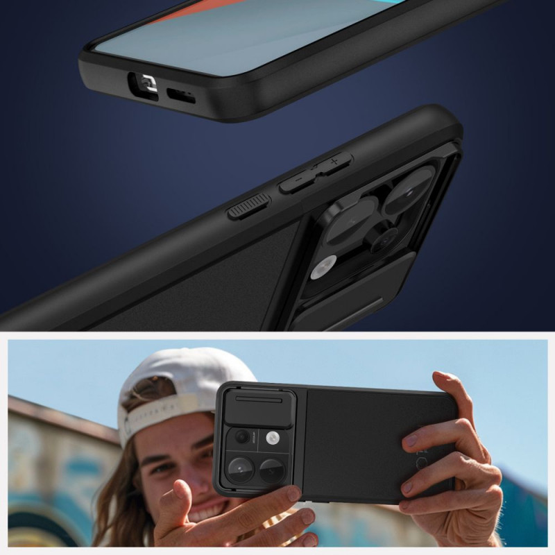 Tech-Protect Velar Cam+ Hülle für Xiaomi Redmi Note 13 Pro 5G / Poco X6 5G, Schwarz