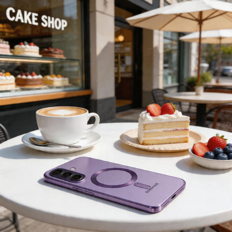 Tech-Protect MagFlex MagSafe Samsung Galaxy A57 5G Hülle, Cobalt Violet