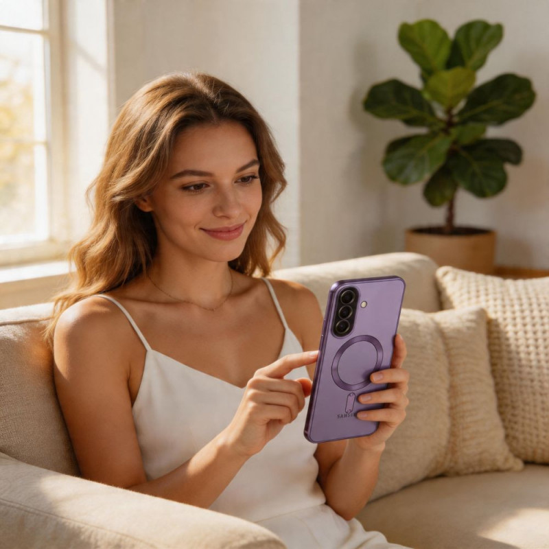 Tech-Protect MagFlex MagSafe Samsung Galaxy A37 5G Hülle, Cobalt Violet