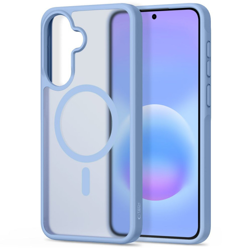 Tech-Protect Magmat MagSafe Hülle für Samsung Galaxy A57 5G, Matte Icyblue