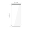 Tech-Protect Glass Fit+ Motorola Moto G67 / G77 Displayschutzglas, Schwarz (2 Stk.)