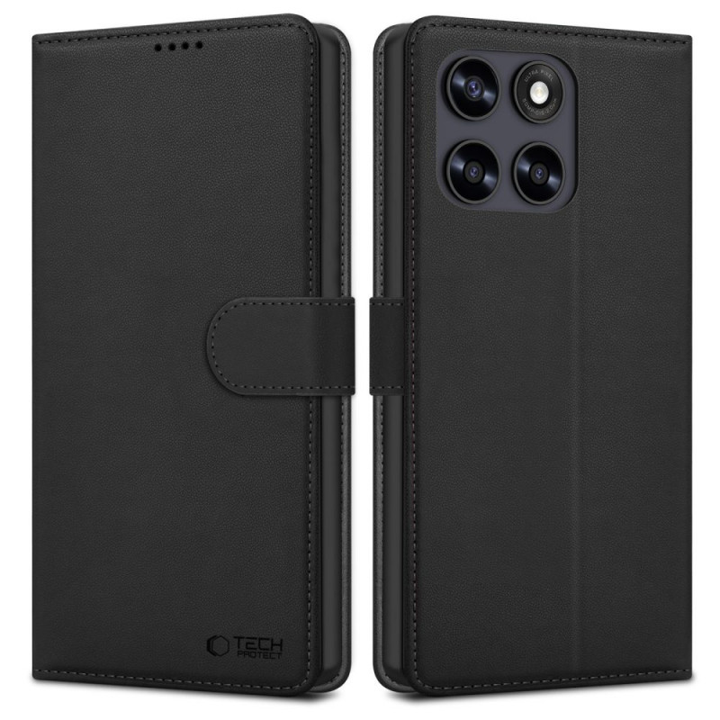 Tech-Protect Wallet Motorola Moto G67 / G77 Hülle, Schwarz