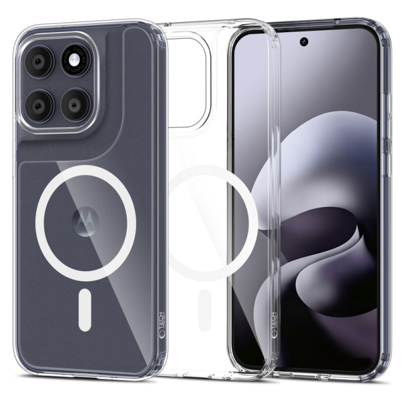Tech-Protect FlexAir Hybrid MagSafe Hülle THP5503 für Motorola Moto G67 / G77, transparent