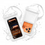 Tech-Protect UWC7 Universelle wasserdichte Schwimmhülle für Smartphones bis 6,9 Zoll, Weiß