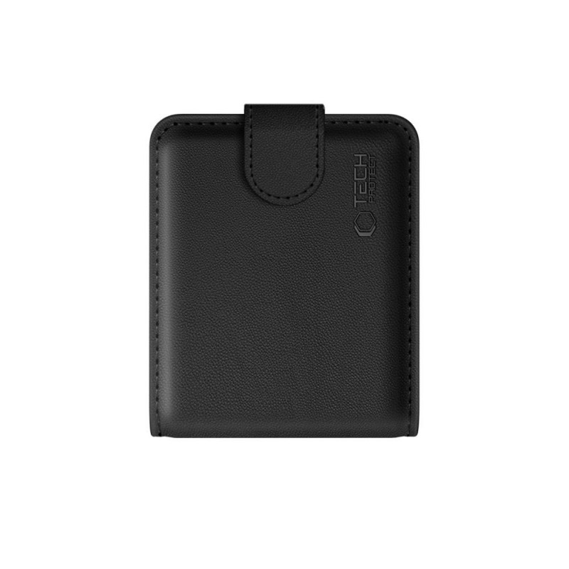 Tech-Protect Wallet Case für Samsung Galaxy Z Flip 8, Schwarz