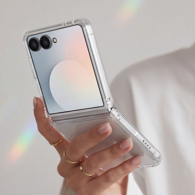 Tech-Protect FlexAir Hybrid Hülle für Samsung Galaxy Z Flip 8, transparent