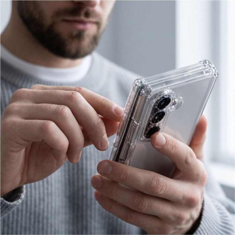 Tech-Protect FlexAir Hybrid Hülle für Samsung Galaxy Z Fold 8 Ultra, Clear
