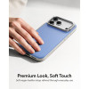 ESR Leder-Kickstand-MagSafe-Hülle für Apple iPhone 17 Pro / 18 Pro, Hellblau