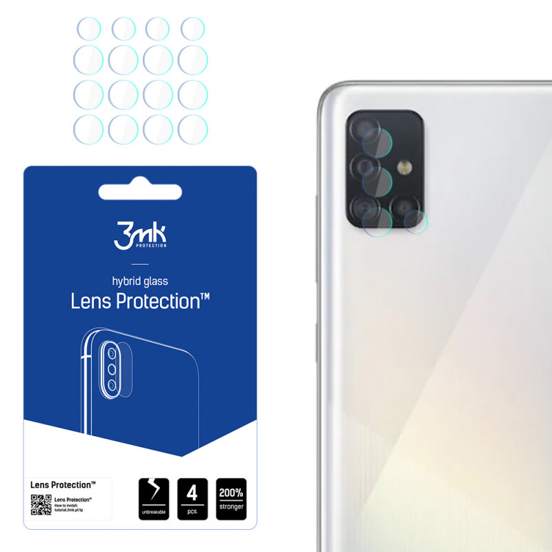 3MK Lens Protection Samsung Galaxy A52/A52s Kameraobjektivschutz (4 Stk.), 3MK1444