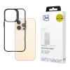 3MK Satin Armor Case+ für Apple iPhone 13 Pro Max (3MK3503), schwarz