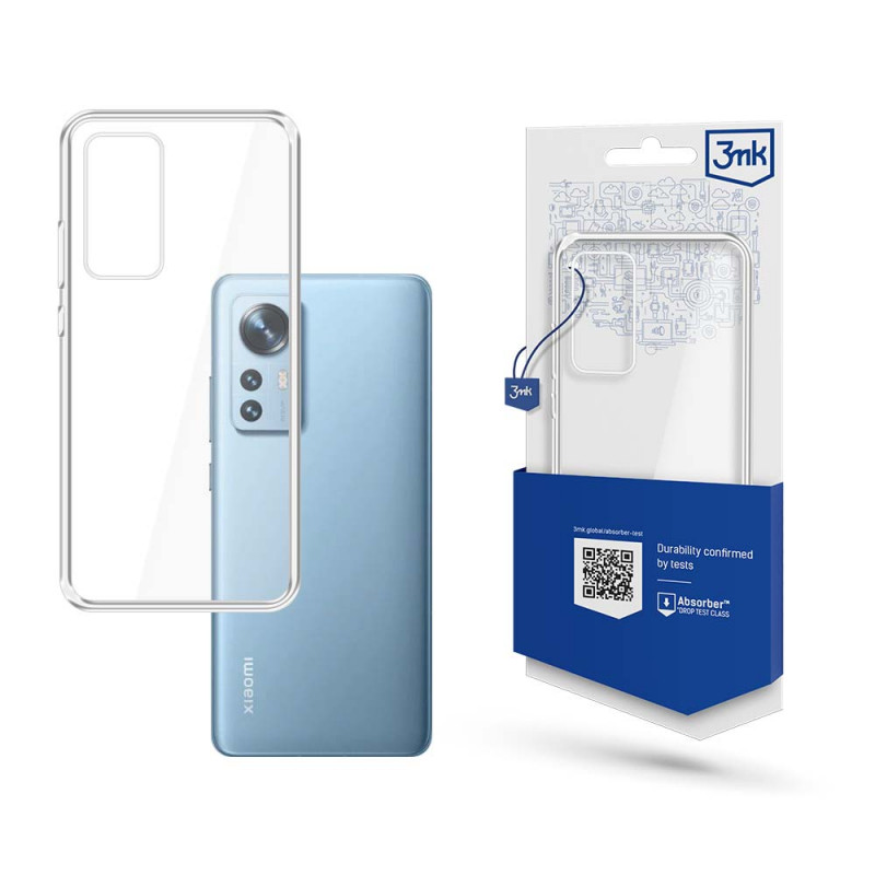 3MK Clear Case Xiaomi 12/12X Handyhülle, transparent