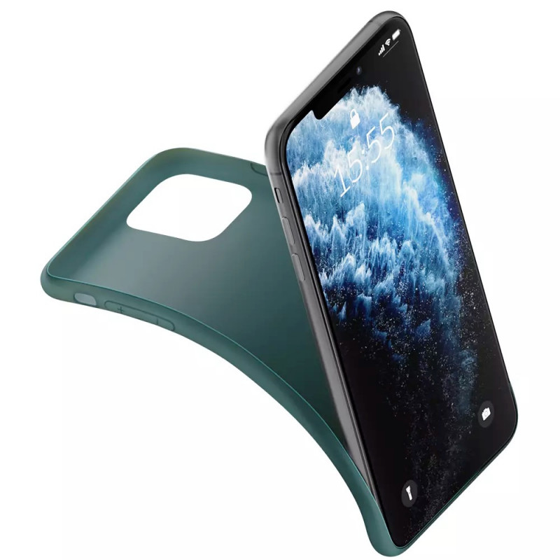 3MK Matt Case für Apple iPhone 14 Plus / 15 Plus, dunkelgrün