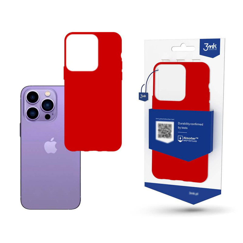 3MK Matt Case 3MK4050 für Apple iPhone 14 Pro Max, rot