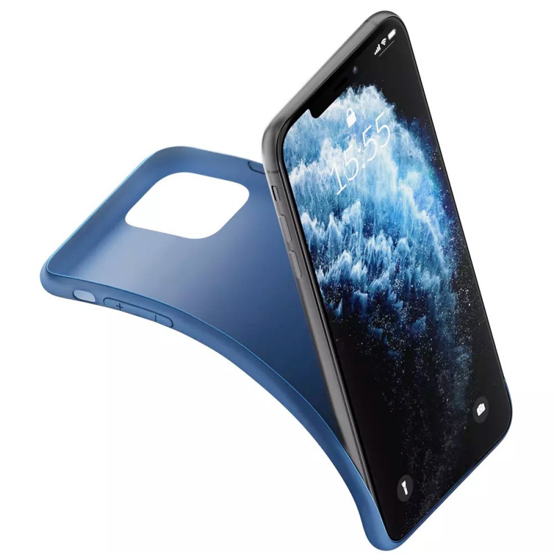 3MK Matt Case für Apple iPhone 14 Pro Max, blau