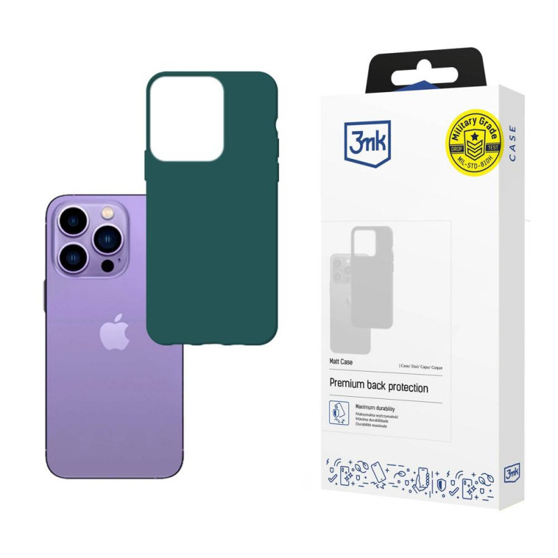 3MK Matt Case 3MK4049 für Apple iPhone 14 Pro Max, dunkelgrün