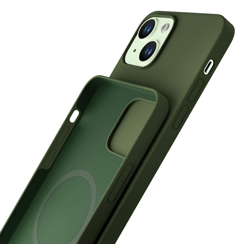 3MK Hardy Case MagSafe für Apple iPhone 15 Plus / 14 Plus, alpine green