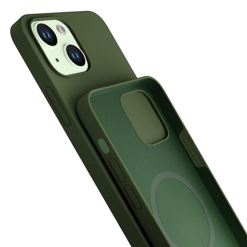 3MK Hardy Case MagSafe für Apple iPhone 15 Plus / 14 Plus, alpine green