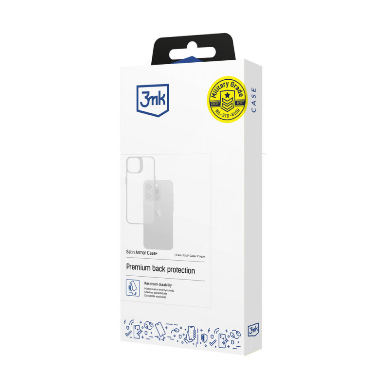 3MK SatinArmor+ Hülle für Apple iPhone 15 Pro
