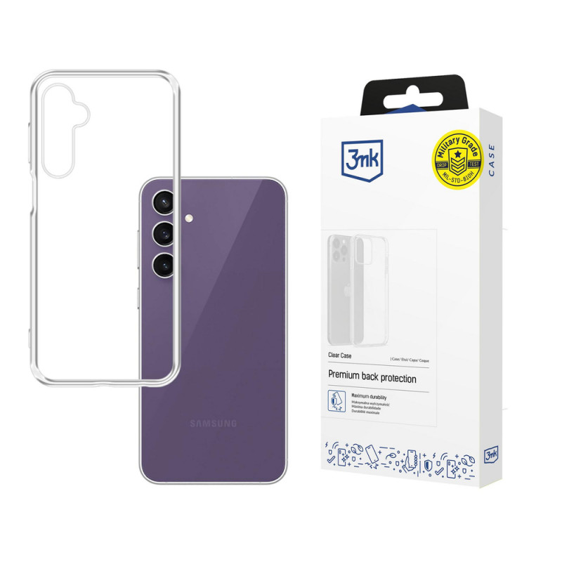 3MK Clear Case für Samsung Galaxy S23 FE, Transparent