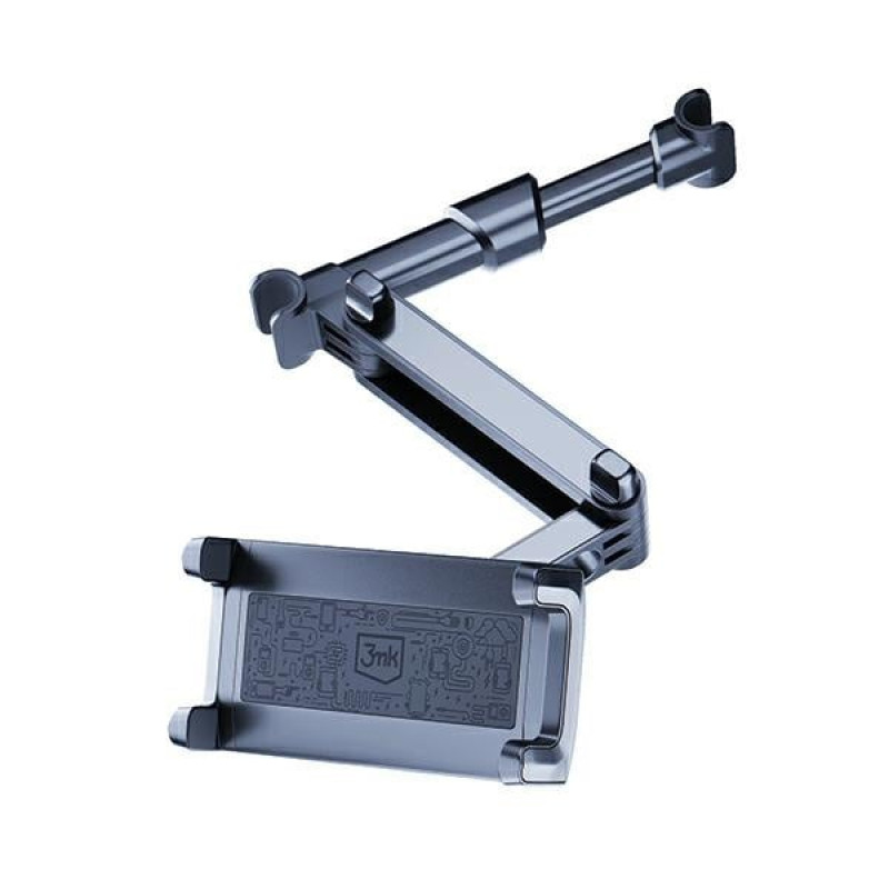 3MK Single Headrest Holder Kfz-Halterung für Handys und Tablets 4.7"-12.9", Schwarz