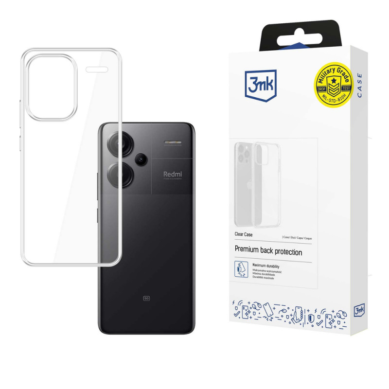 3MK Clear Case für Redmi Note 13 Pro+ 5G, transparent
