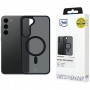 3MK Smoke MagCase mit MagSafe für Samsung Galaxy S23 5G, Schwarz