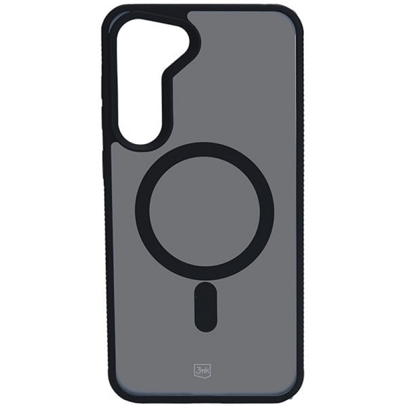 3MK Smoke MagCase mit MagSafe für Samsung Galaxy S23 5G, Schwarz