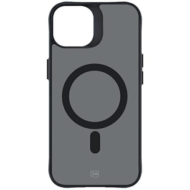 3MK Smoke MagCase mit MagSafe für Apple iPhone 15, halbtransparent