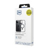 3MK Satin Armor MagCase mit MagSafe für Apple iPhone 12 Pro Max, transparent mit schwarzem Rahmen