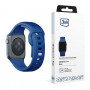 3mk Silikon-Armband für Apple Watch 38/40/41 mm, blau