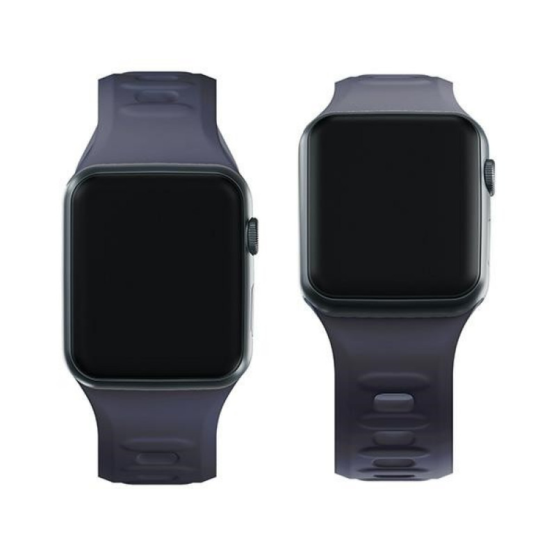 3mk Silikon-Armband für Apple Watch 38/40/41 mm, grau