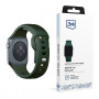 3mk Silikon-Armband für Apple Watch 38/40/41 mm, dunkelgrün