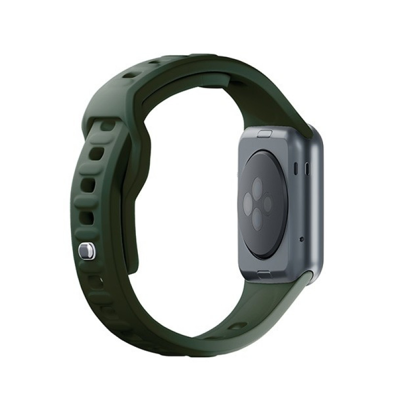 3mk Silikon-Armband für Apple Watch 38/40/41 mm, dunkelgrün