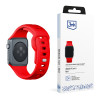 3mk Silikon-Armband für Apple Watch 38/40/41 mm, rot