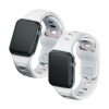 3mk Silikon-Armband für Apple Watch 38/40/41 mm, weiß