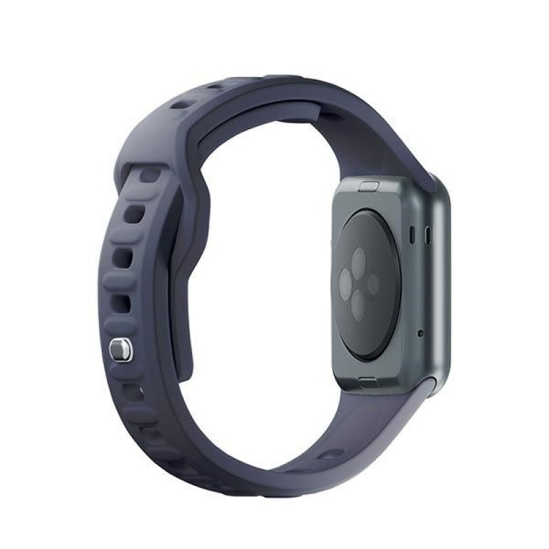 3mk Silikon-Armband für Apple Watch 42/44/45/49 mm, grau