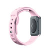 3mk Silikon-Armband für Apple Watch 42/44/45/49 mm, powder pink