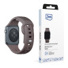 3mk Silikon-Armband für Apple Watch 42/44/45/49 mm, taupe