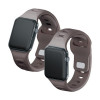 3mk Silikon-Armband für Apple Watch 42/44/45/49 mm, taupe