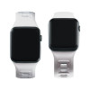 3MK Silikonarmband für Apple Watch 4/5/6/7/8/9/SE/Ultra, 42/44/45/49 mm, weiß