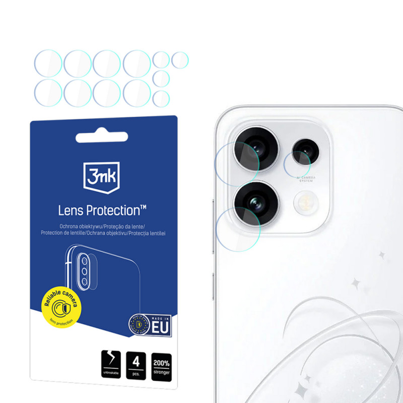 3MK Lens Protection Oppo Reno 16 F / Reno 16 FS (CPH2859) Kameraobjektivschutz (4 Stk.)
