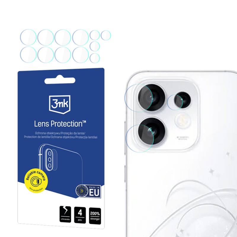 3MK Lens Protection Oppo Reno 16 (CPH2865) / Reno 16 Pro (CPH2863) Kameraobjektivschutz (4 Stk.)