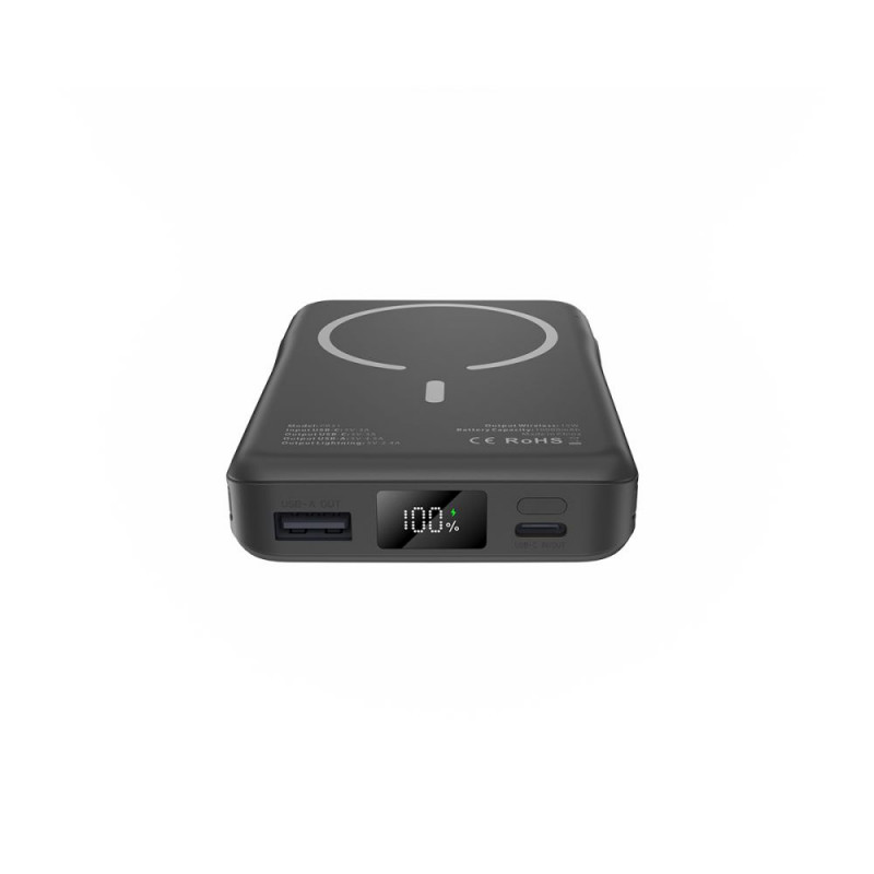 Tech-Protect PB31 LifeMag MagSafe Powerbank 10000 mAh, 15 W, Schwarz