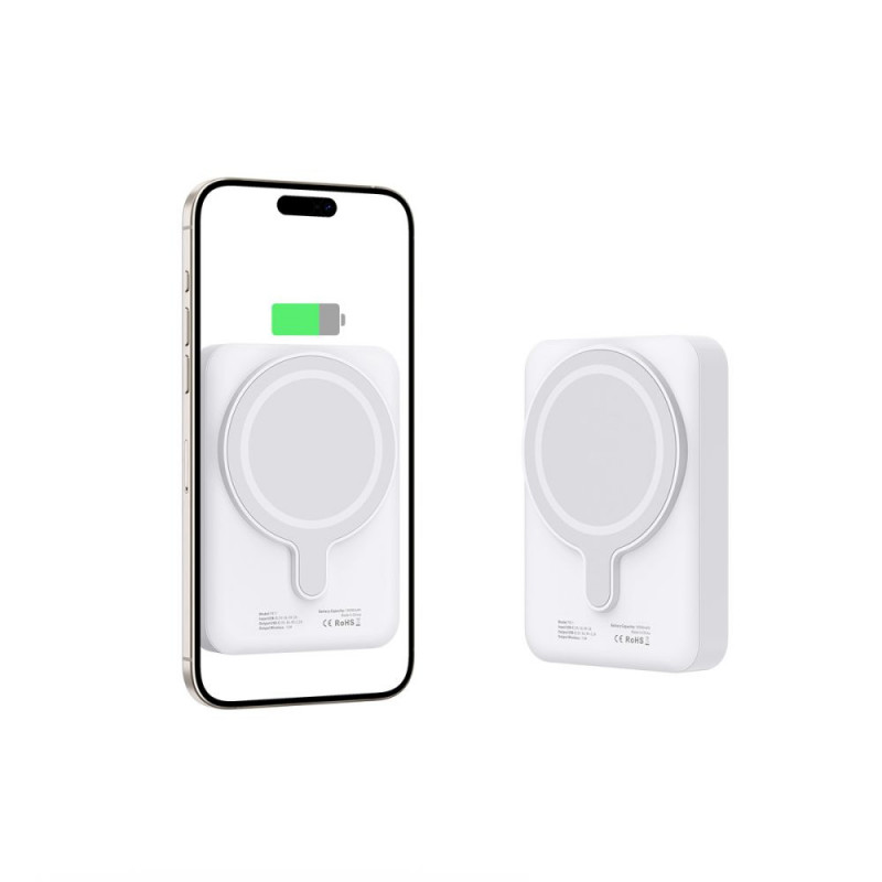 Tech-Protect PB11 LifeMag MagSafe Powerbank 10000 mAh, 15 W, Weiß