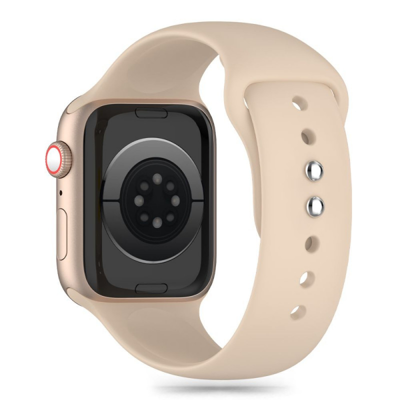 Tech-Protect Silikonarmband für Apple Watch 4/5/6/7/8/9/SE/10 (38/40/41/42 mm), Walnut