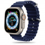 Tech-Protect IconBand Pro Armband für Apple Watch 4/5/6/7/8/9/SE/Ultra 1/2 (42/44/45/49 mm), Midnight Blue (THP2875)